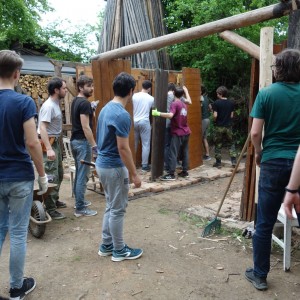 Stavba nového podsadovníku