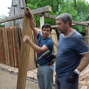 Stavba nového podsadovníku