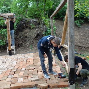 Stavba nového podsadovníku