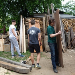 Stavba nového podsadovníku