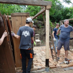 Stavba nového podsadovníku