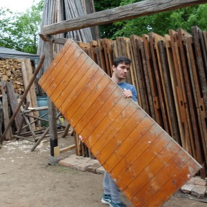 Stavba nového podsadovníku