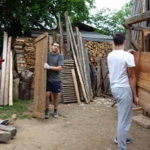 Stavba nového podsadovníku