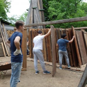 Stavba nového podsadovníku