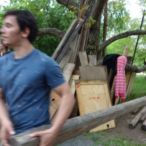 Stavba nového podsadovníku