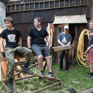 Stavba nového podsadovníku