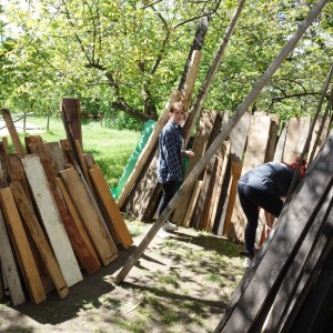 Stavba nového podsadovníku