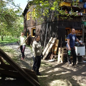 Stavba nového podsadovníku