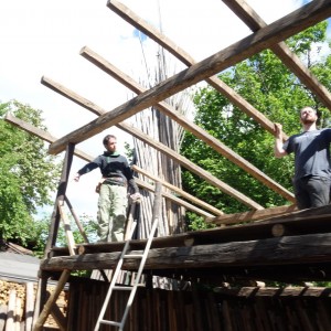 Stavba nového podsadovníku