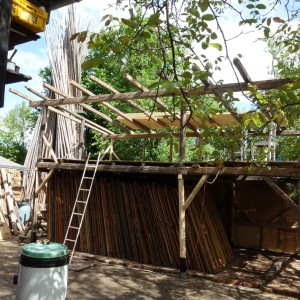 Stavba nového podsadovníku