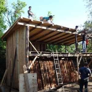 Stavba nového podsadovníku