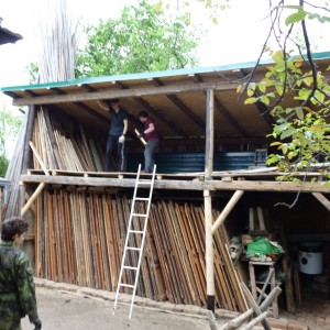 Stavba nového podsadovníku