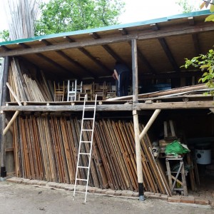 Stavba nového podsadovníku