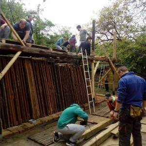 Stavba nového podsadovníku