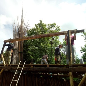 Stavba nového podsadovníku