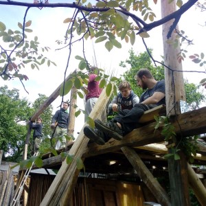 Stavba nového podsadovníku