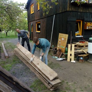 Stavba nového podsadovníku