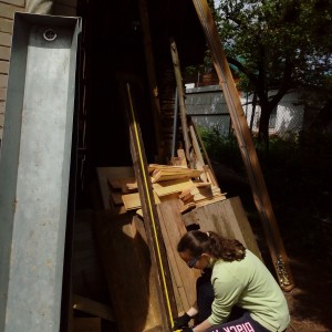 Stavba nového podsadovníku