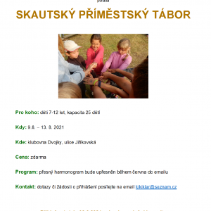 Skautský příměstský tábor