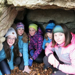 Výprava Kocourů a Lišek k jeskyni (18.12.2021)