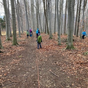 Výprava Kocourů a Lišek k jeskyni (18.12.2021)