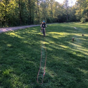 Květnová oddílovka Lišek a Kocourů na kolech