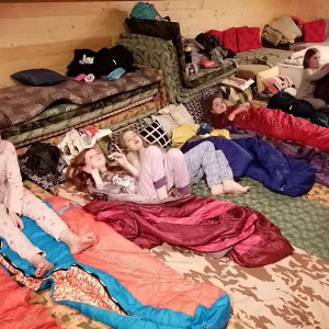 Soví výprava do Bruna a přespání na boudě