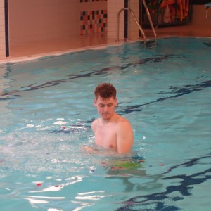 Březnová oddílovka v bazéně