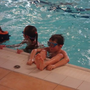 Březnová oddílovka v bazéně