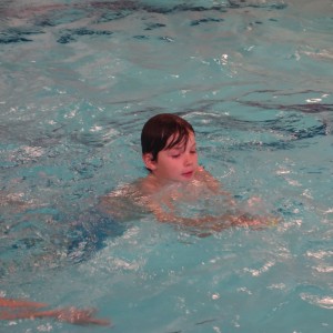 Březnová oddílovka v bazéně