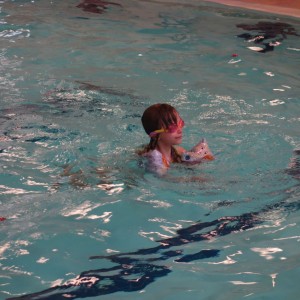 Březnová oddílovka v bazéně