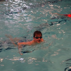 Březnová oddílovka v bazéně