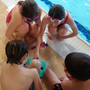 Březnová oddílovka v bazéně