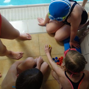 Březnová oddílovka v bazéně