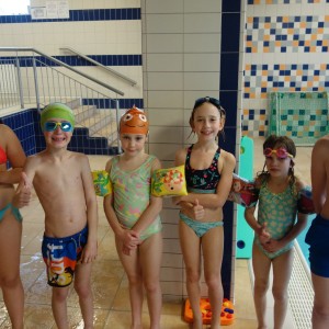 Březnová oddílovka v bazéně