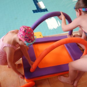 Březnová oddílovka v bazéně