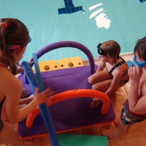 Březnová oddílovka v bazéně