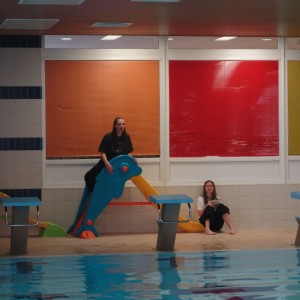 Březnová oddílovka v bazéně