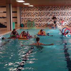 Březnová oddílovka v bazéně