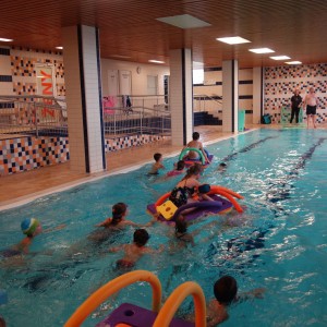 Březnová oddílovka v bazéně