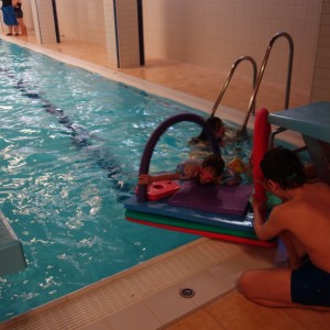 Březnová oddílovka v bazéně