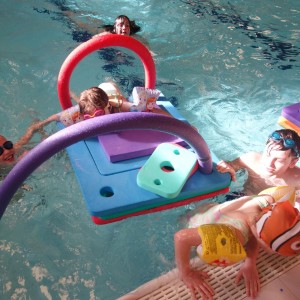 Březnová oddílovka v bazéně