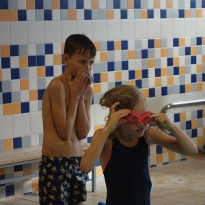 Březnová oddílovka v bazéně