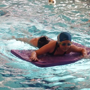 Březnová oddílovka v bazéně