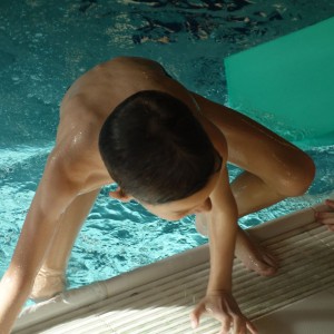 Březnová oddílovka v bazéně