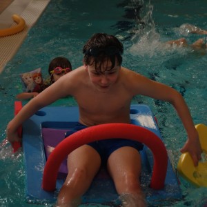 Březnová oddílovka v bazéně