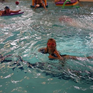 Březnová oddílovka v bazéně