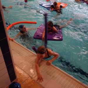 Březnová oddílovka v bazéně