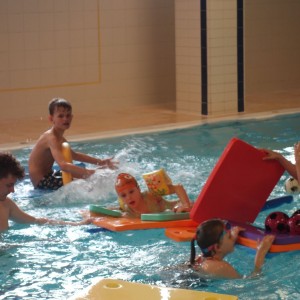 Březnová oddílovka v bazéně