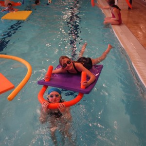 Březnová oddílovka v bazéně